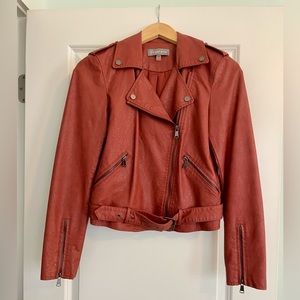 Bagatelle Vegan Leather Moto Jacket XS